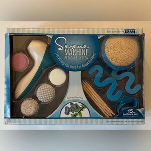 Trim Serene Machine 15 Piece Pedicure System with Peppermint Lotion